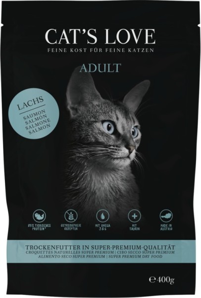 CAT'S LOVE TROCKEN ADULT Lachs 400g