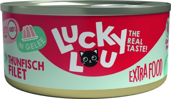 Lucky Lou Dose Extrafood Thunfischfilet in Jelly 70g