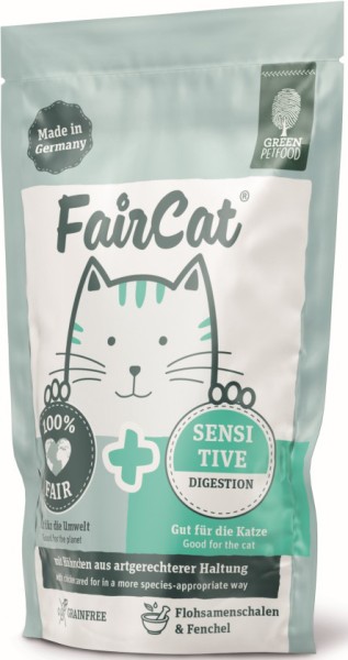 Green Petfood, Katze, FairCat Sensitive 16x85g Tray