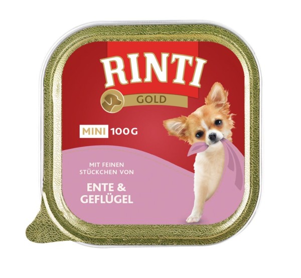 Rinti Gold mini Ente & Geflügel 100gS