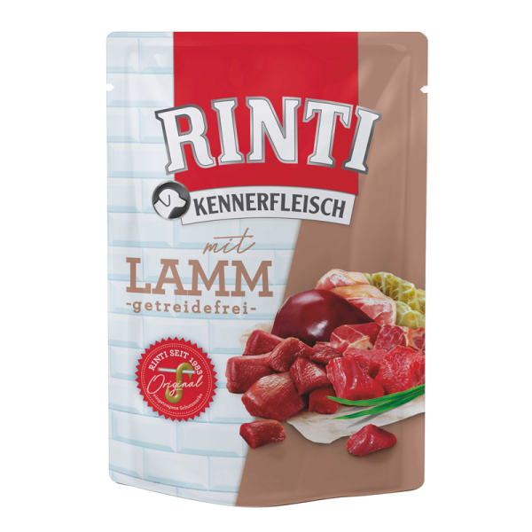 Rinti Kennerfleisch Lamm Pouch 400g