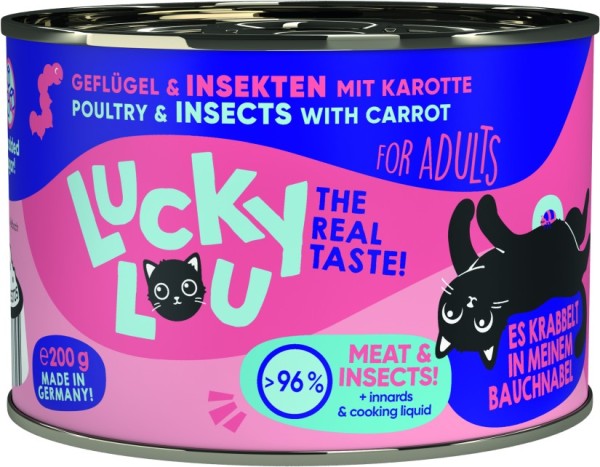 Lucky Lou Dose Lifestage Adult Geflügel + Insekten 200g