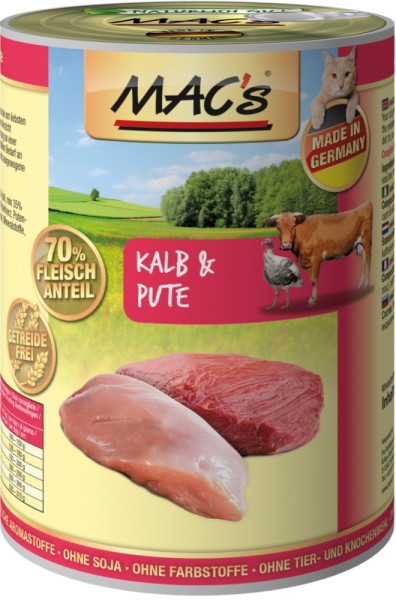 Macs Cat Kalb & Pute 400g Dose