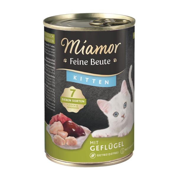 Miamor Feine Beute Kitten Geflügel 400g