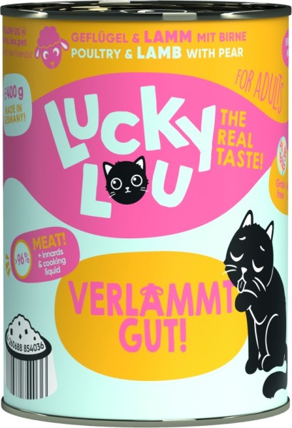 Lucky Lou Dose Lifestage Adult Geflügel + Lamm 400g