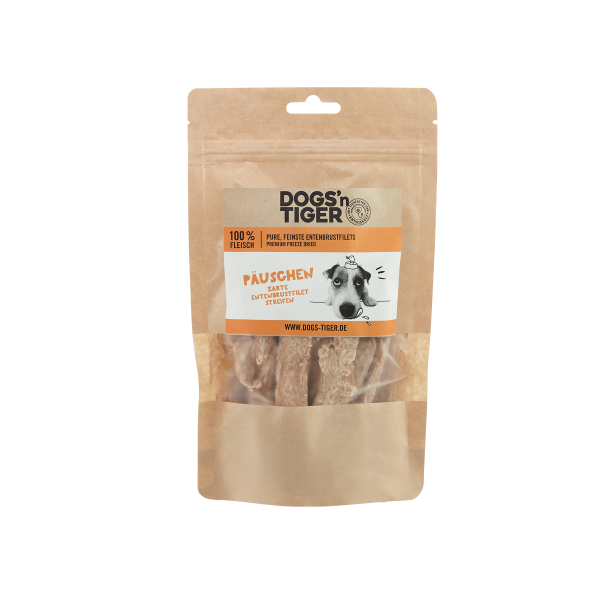 Dogs'n Tiger Hund Päuschen Ente 80g