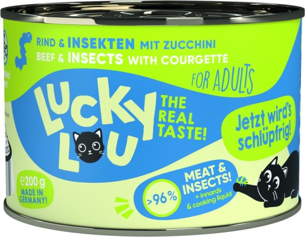 Lucky Lou Dose Lifestage Adult Rind + Insekten 200g