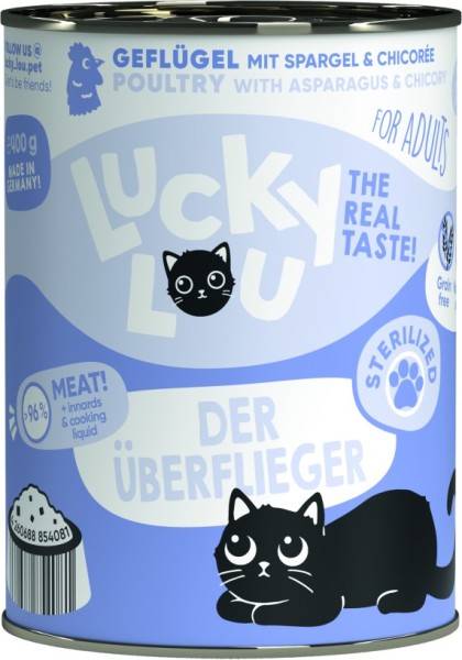 Lucky Lou Dose Lifestage Sterilized Geflügel 400g