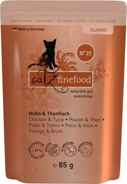 Catz finefood No. 25 Huhn & Thunfisch 85g