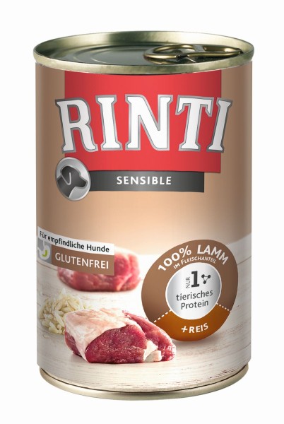 Rinti Sensible Lamm + Reis 400g