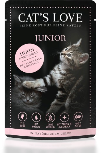 CAT'S LOVE JUNIOR Huhn 85g