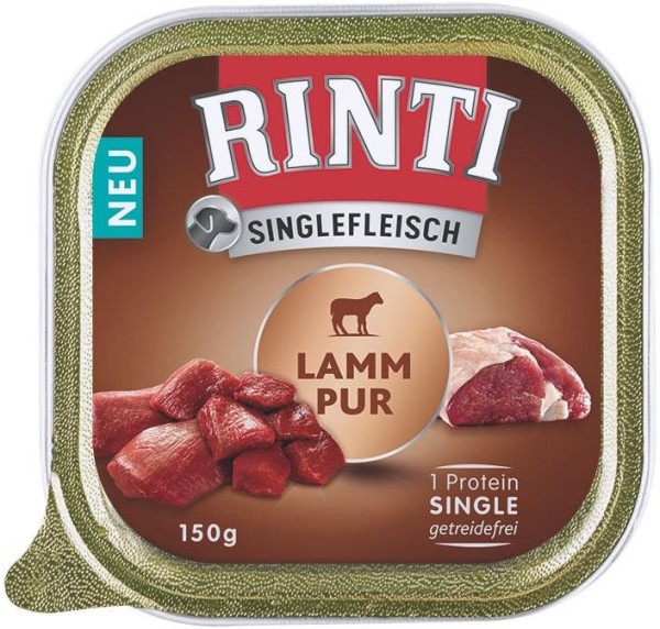 Rinti Singlefleisch Lamm Pur 150g Schale