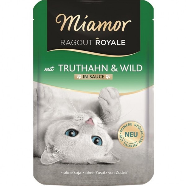 Miamor Ragout Royale in Soße 100g - Truthahn & Wild