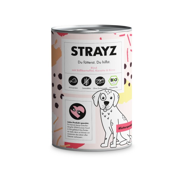 STRAYZ Hund NF Rind BIO 400gD