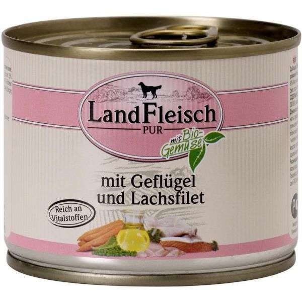 Landfleisch Classic 195g - Geflügel & Lachsfilet