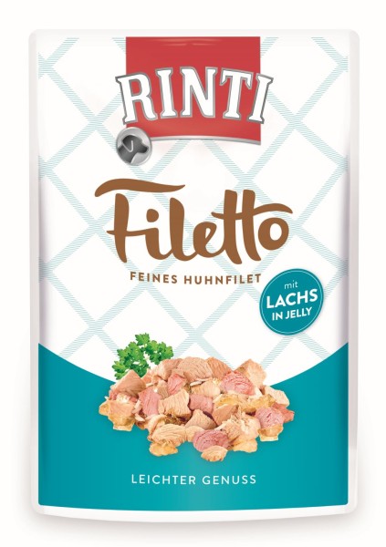 Rinti Filetto Jelly Huhn & Lachs 100g