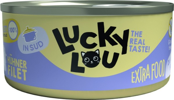 Lucky Lou Dose Extrafood Hühnefilet in Brühe 70g