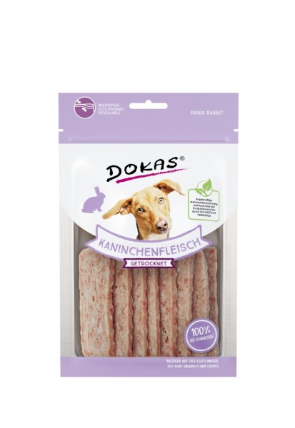 Dokas Hunde Snack Kaninchenfleisch getrocknet 70 g