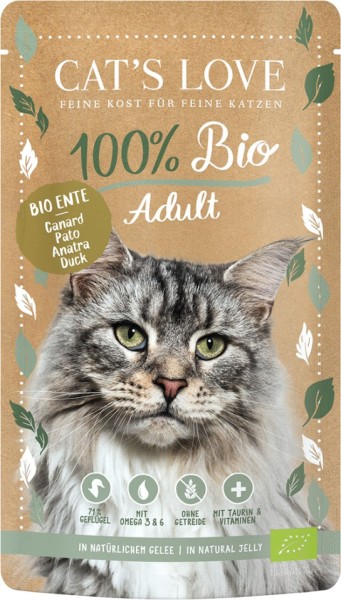 CAT'S LOVE ADULT BIO Ente 100g