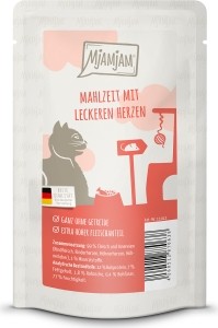 MjAMjAM - Katze Quetschie - Mahlzeit mit leckeren Herzen