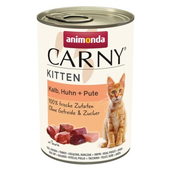 Animonda Carny Kitten Kalb, Huhn & Pute - 400g