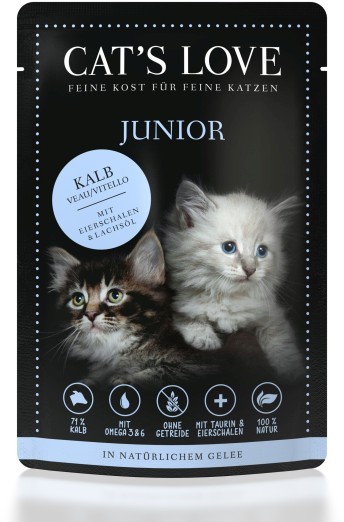 CAT'S LOVE JUNIOR Kalb 85g