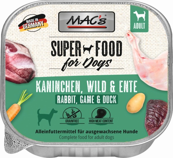 Macs Dog Kan.+Wild+Ente 150gS