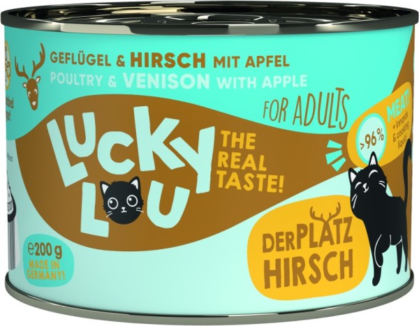 Lucky Lou Dose Lifestage Adult Geflügel + Hirsch 200g