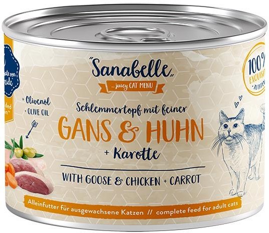 Sanabelle Nassfutter mit Gans & Huhn 180 g