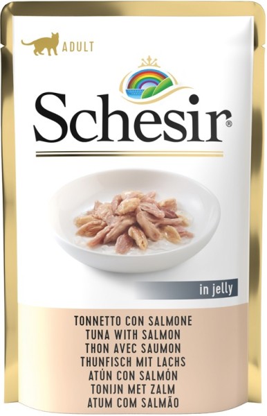 Schesir Cat Thunfisch mit Lachs 85g