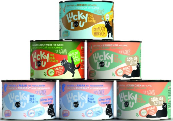 Lucky Lou Dose Lifestage Adult Wild-Mix 6x200g