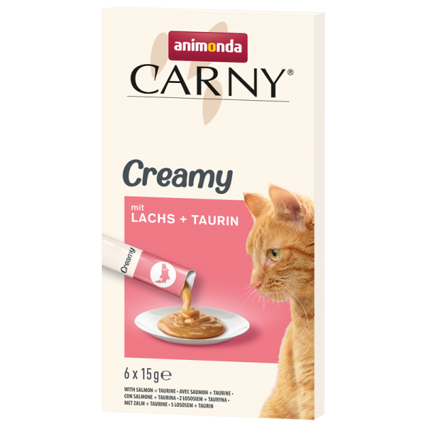 Carny Creamy Adult mit Lachs Taurin 6x15g