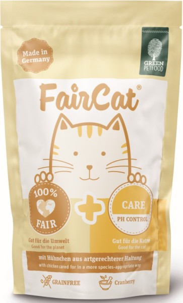 Green Petfood, Katze, FairCat Care 16x85g Tray