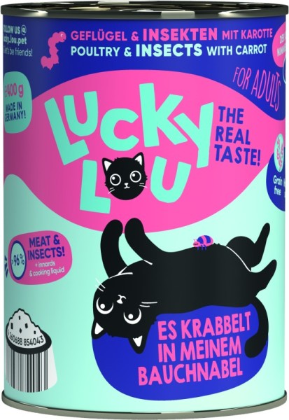 Lucky Lou Dose Lifestage Adult Geflügel + Insekten 400g