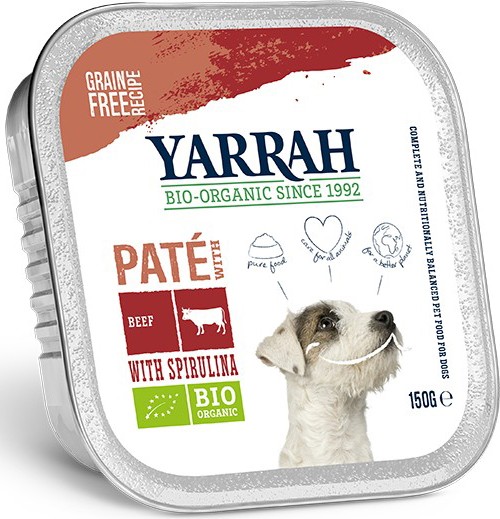 Yarrah Dog Pate Rind+Huh 150gS