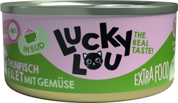 Lucky Lou Dose Extrafood Thunfischfilet mit Gemüse in Brü