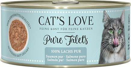 CAT'S LOVE FILET Pur Lachs 100g