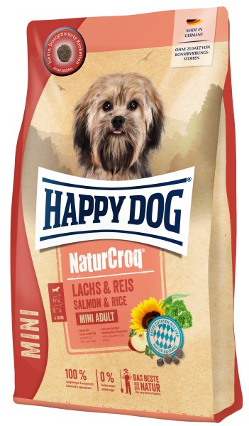 HappyDog NaturCroq Mini Lachs & Reis 4kg