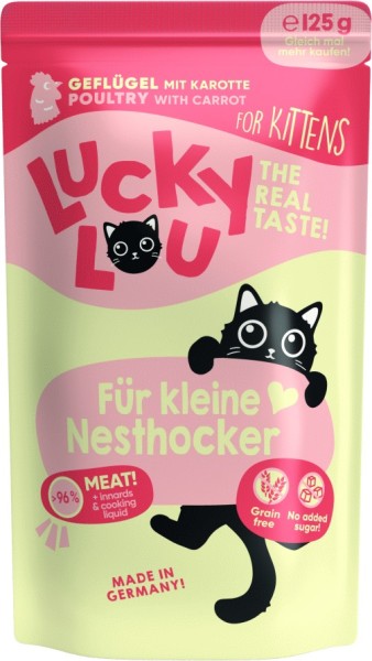 Lucky Lou PB Lifestage Kitten Geflügel 125g