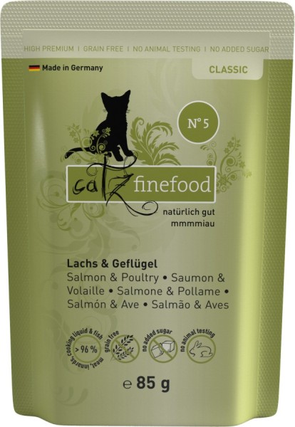 Catz finefood No.5 Lachs 85g