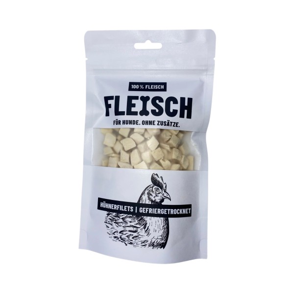 Schnauze&Co Fleisch-Hühnerbrustfilet-Cubes, gefriergetrocknet 50g