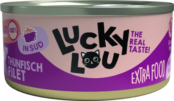 Lucky Lou Dose Extrafood Thunfischfilet in Brühe 70g