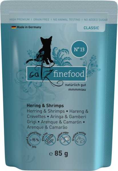 Catz finefood No.13 Hering&Krabben 85g