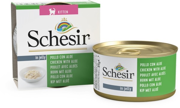 Schesir Kitten Hühnerfilet & Aloe 85g Dose