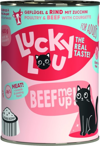 Lucky Lou Dose Lifestage Adult Geflügel + Rind 400g