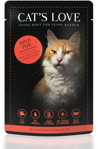 CAT'S LOVE Rind Pur 85g