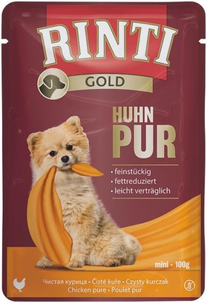 Rinti Gold Huhn Pur 100g Pouchbeutel