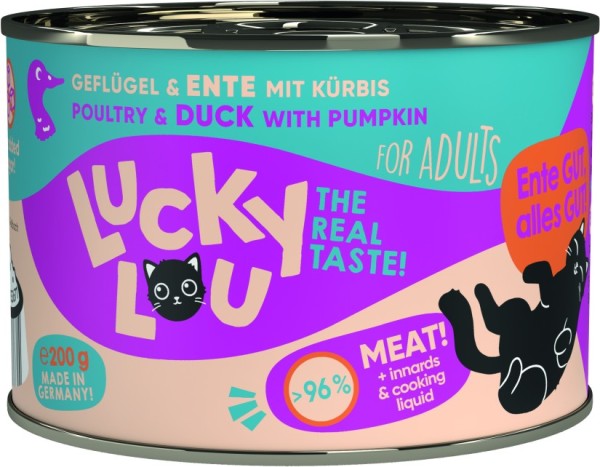 Lucky Lou Dose Lifestage Adult Geflügel + Ente 200g