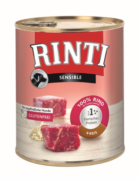 Rinti Sensible Rind & Reis 800g