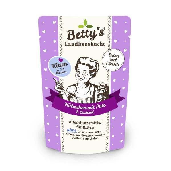 Betty's Kitten Hühnchen & Pute 100gP